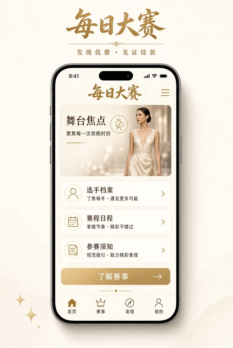 每日大赛移动端服务主题画面
